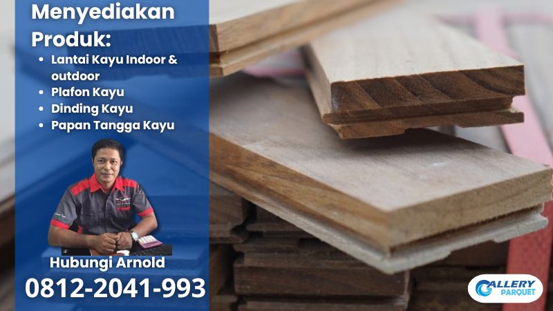 sedia lantai kayu