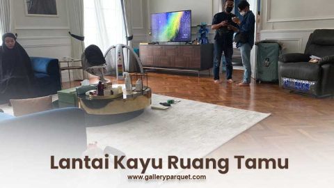 lantai kayu jati ruang tamu