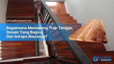 trap tangga kayu