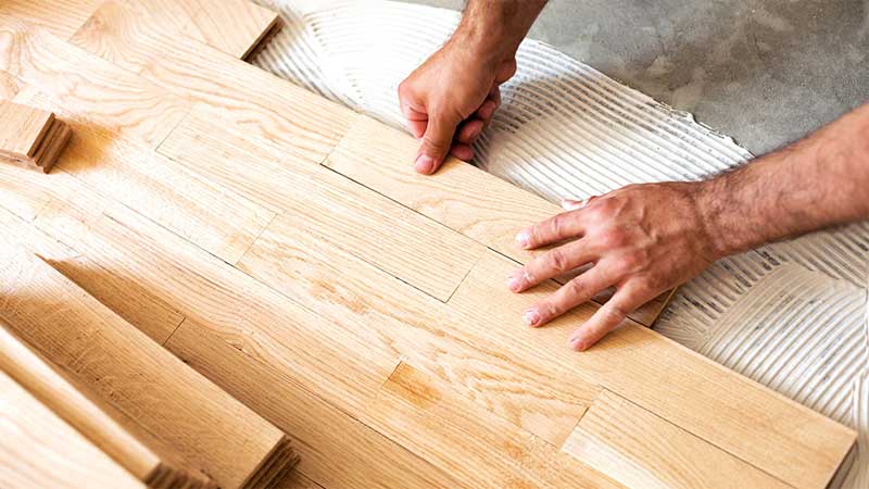 cara pasang lantai kayu