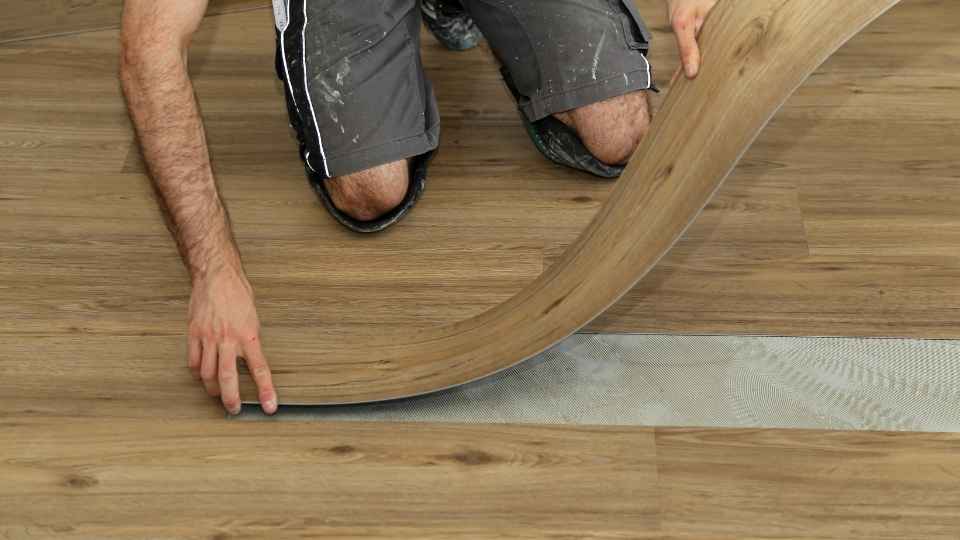 pemasangan vinyl flooring