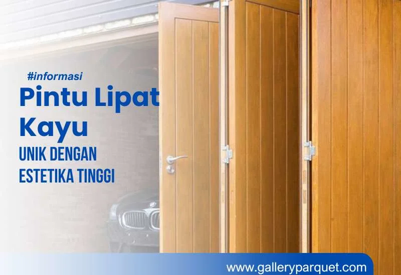 pintu lipat kayu