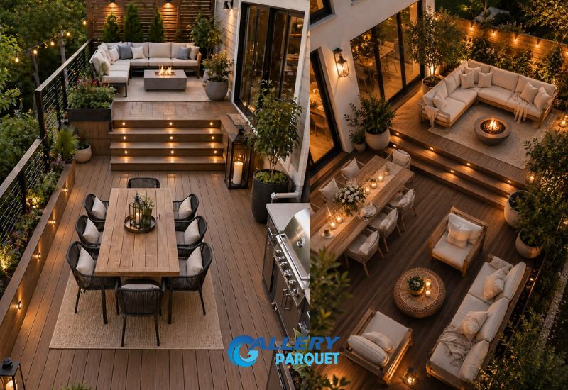 pemasangan decking kayu bengkirai