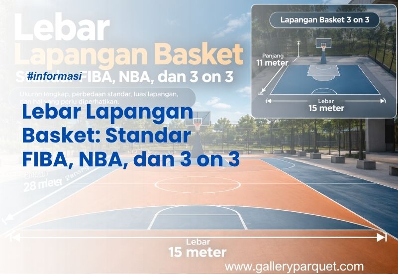 Lebar Lapangan Basket Standar